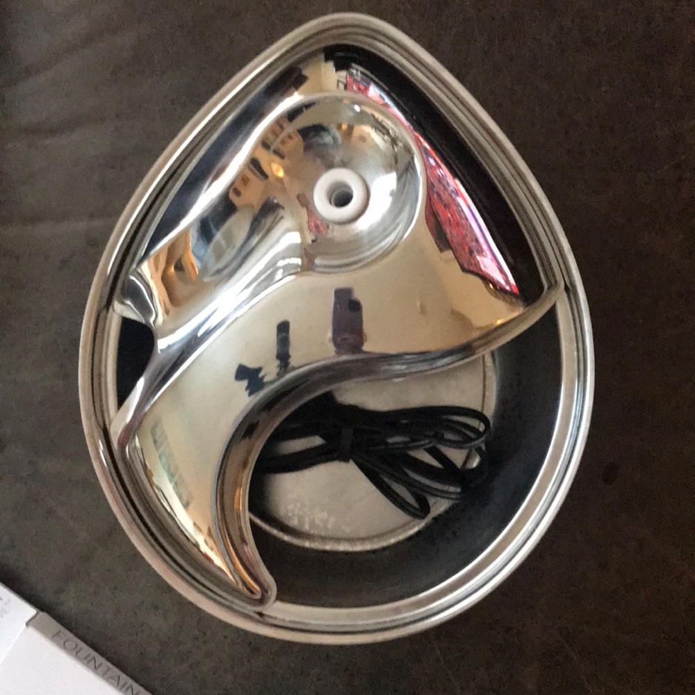Pioneer Raindrop Stainless Steel Pet Fountain